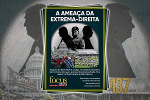 A revista da FPA denuncia a extrema-direita de usar a narrativa de uma “ditadura de esquerda” no Brasil para ganhar apoio internacional.